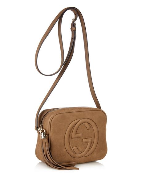 brown leather gucci crossbody|Gucci cross bag black.